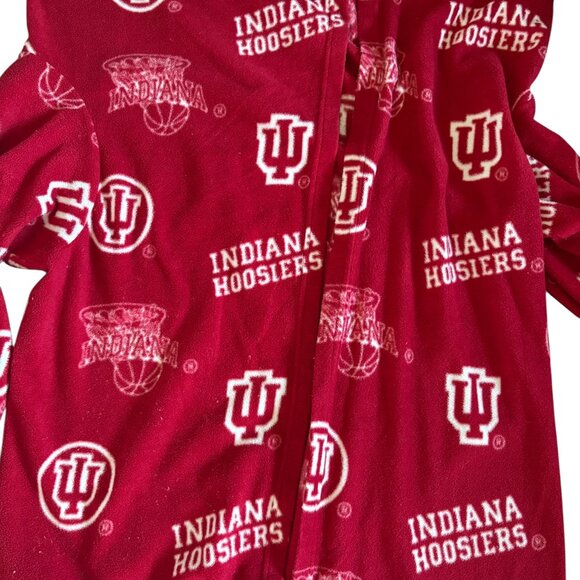 Indiana Hoosiers NCAA Collegiate Snuggle Robe S-M One Size Soft Fleece - Picture 2 of 8